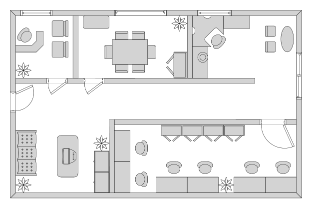 Office layout sample